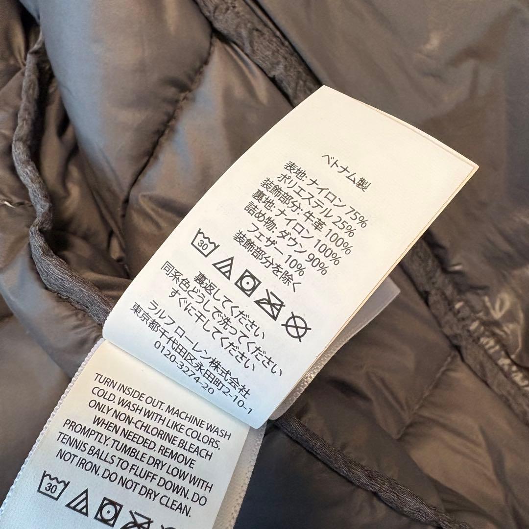 【極美品】POLO RALPH LAUREN ポニー刺繍 ダウンジャケット