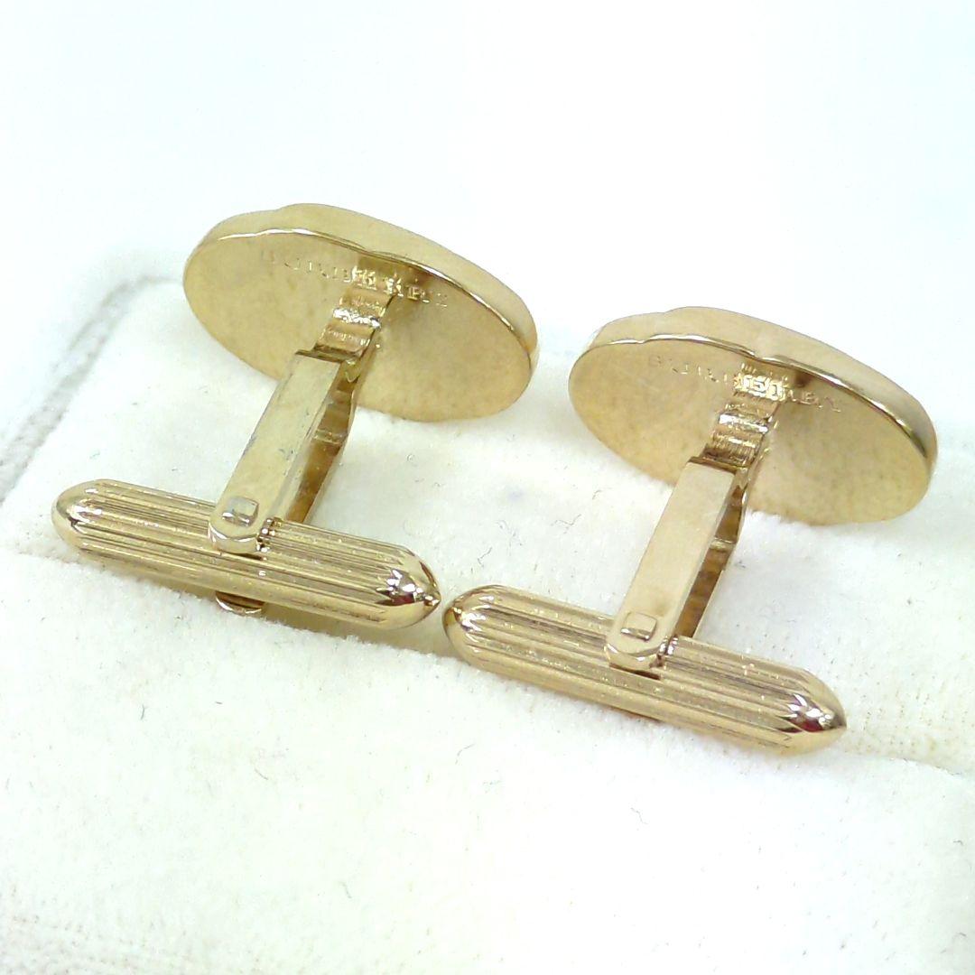 バーバリー 騎士 ネクタイピン カフリンクス ゴールド シルバー 濃いネイビー