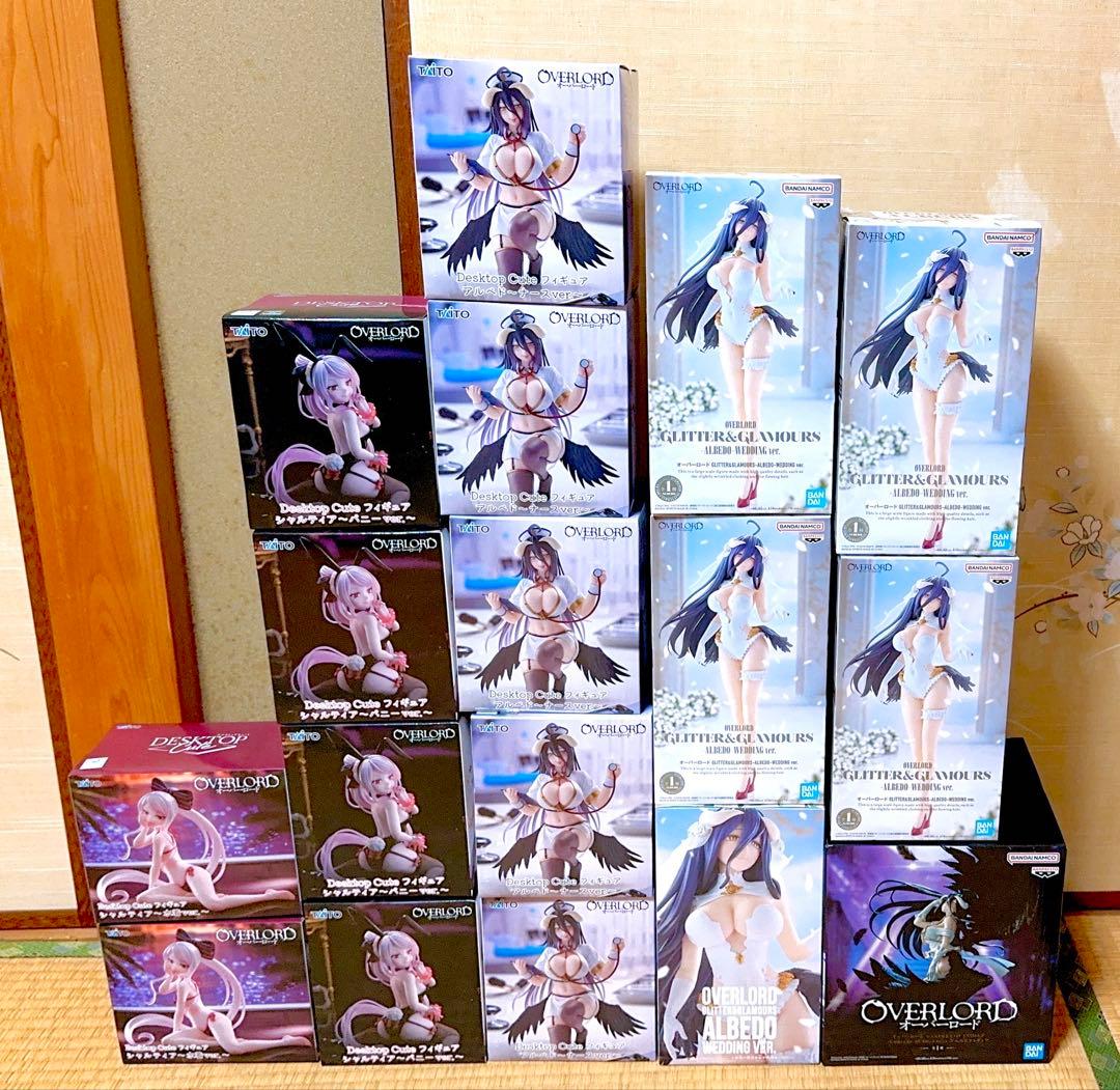 プライズフィギュア オーバーロード アルベド シャルティア17体セットまとめ売り