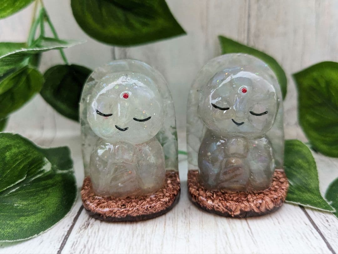 【ローザ】レッドクラック水晶のたこちゃん形オルゴナイト☆他５点