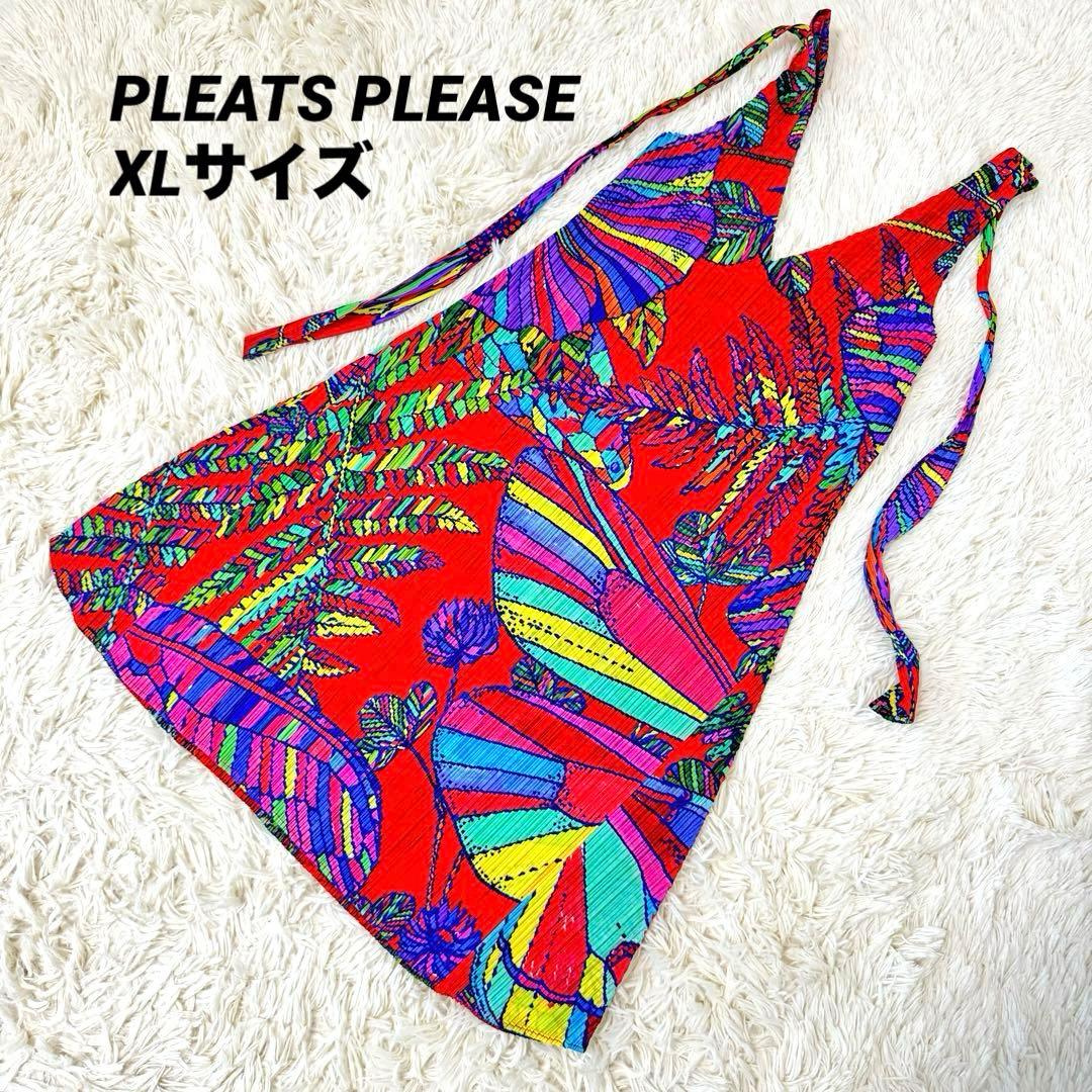 極美品✨PLEATS PLEASE プリーツ　チュニック　バタフライ　サイズ4