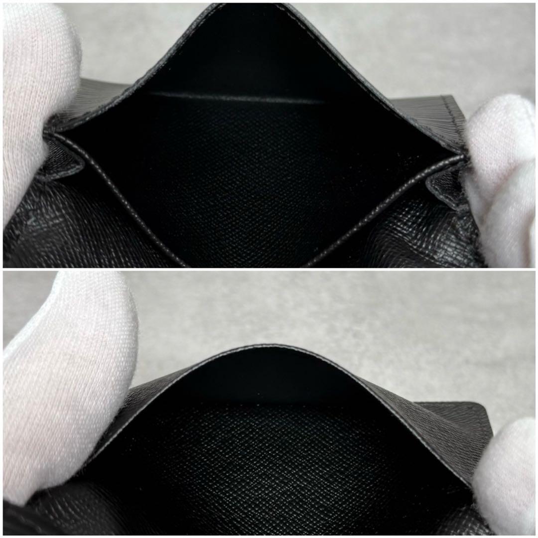 美品 ルイヴィトン エピ ノワール アンヴェロップカルトドゥヴィジット 名刺入れ