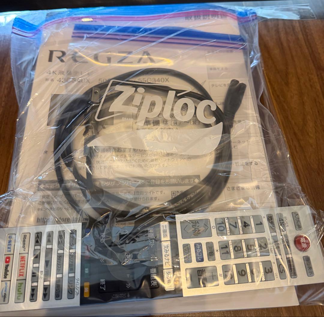 55V型 TOSHIBA REGZA 55C340X 4Kチューナー内蔵 テレビ