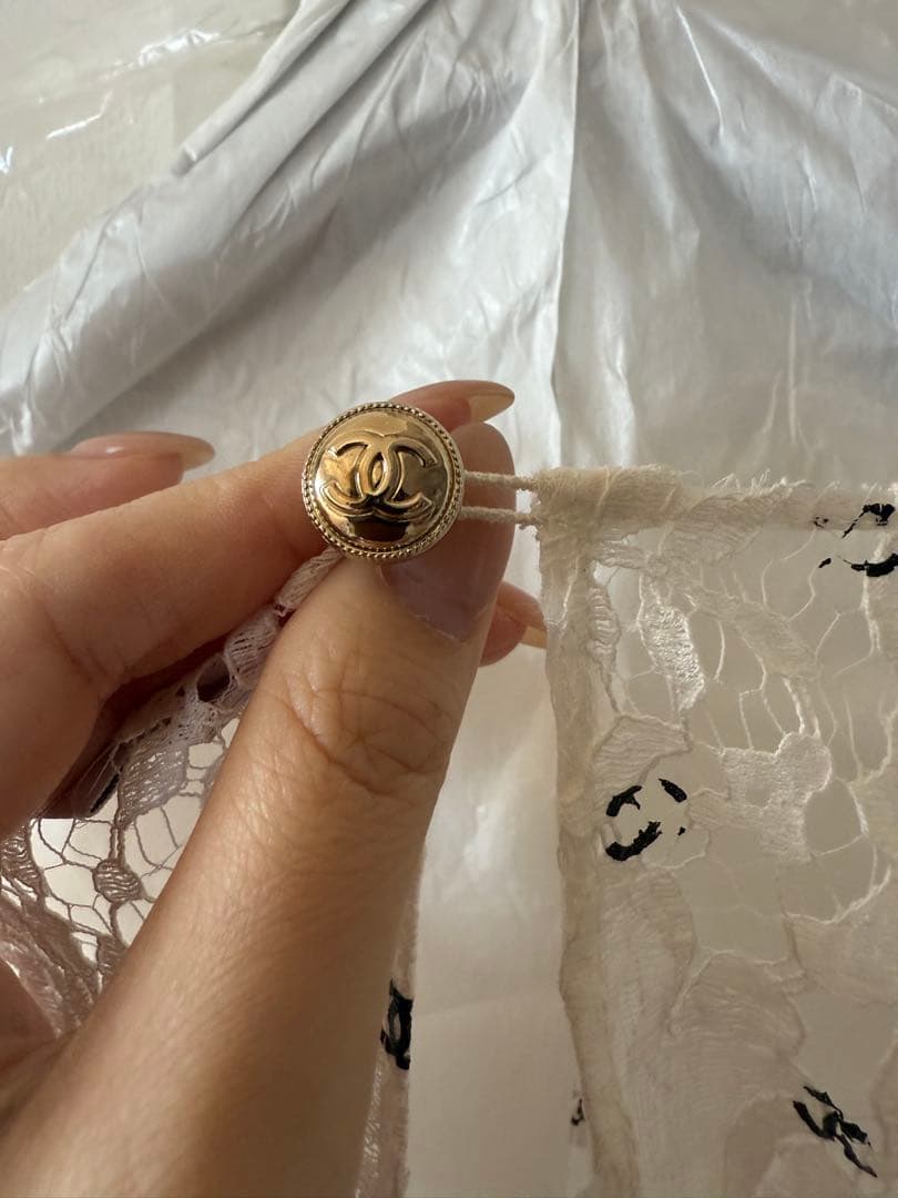 最終値下げ！希少！CHANELシャネルココマークロゴレーストップス