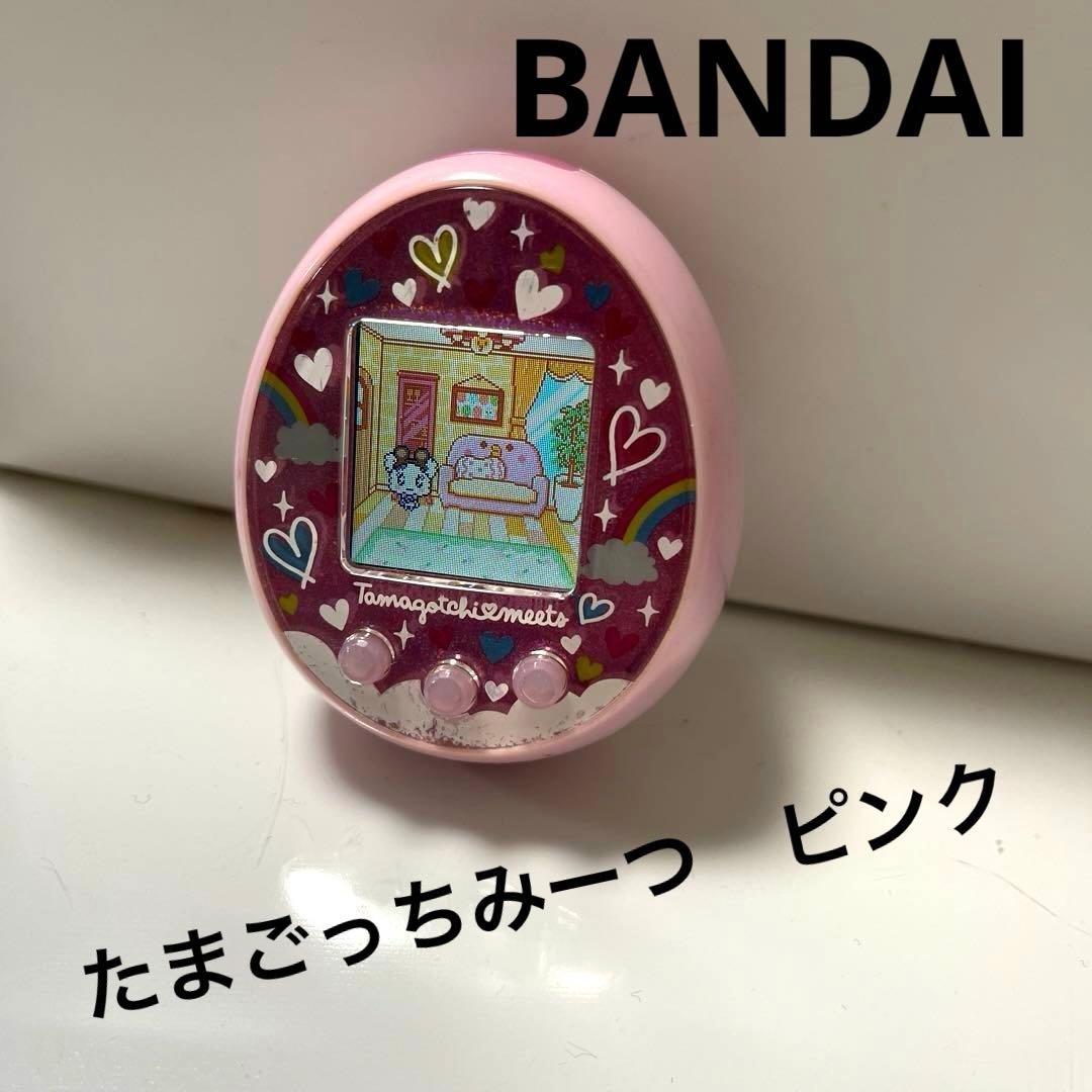 【送料無料】バンダイ　たまごっちみーつ　メルヘンみーつver.ピンク　小物