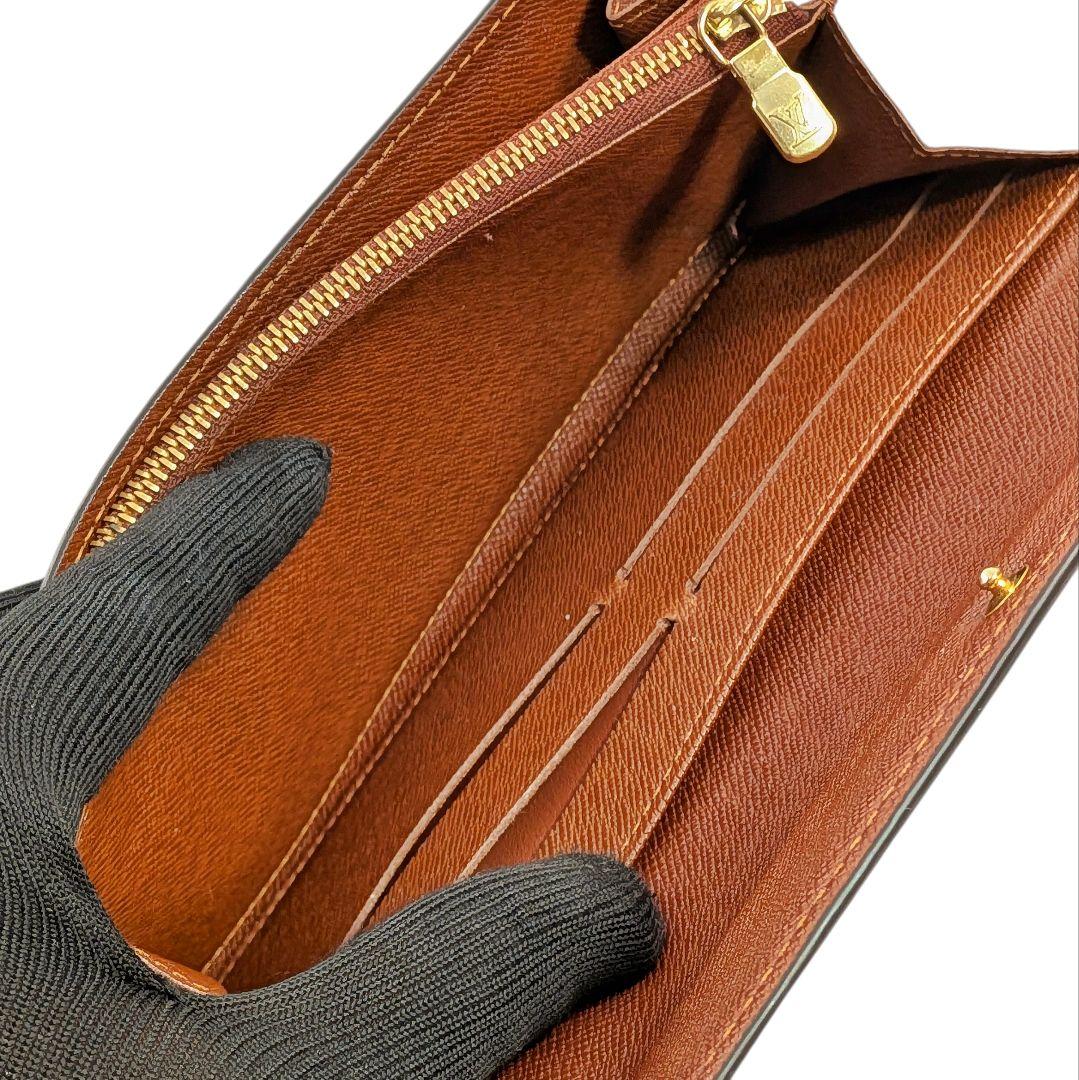 良品 ルイヴィトン モノグラム ポシェット ポルトモネ クレディ 970