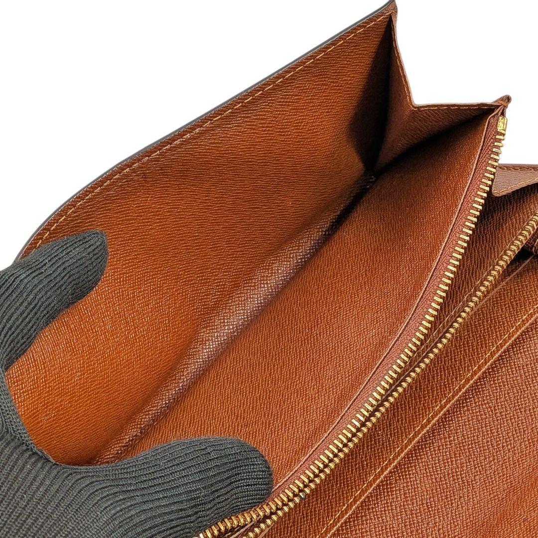 良品 ルイヴィトン モノグラム ポシェット ポルトモネ クレディ 970