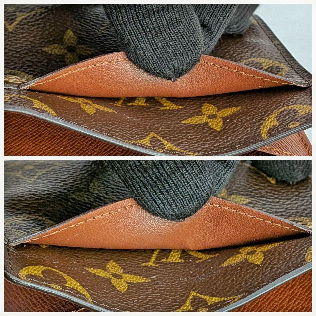 良品 ルイヴィトン モノグラム ポシェット ポルトモネ クレディ 970