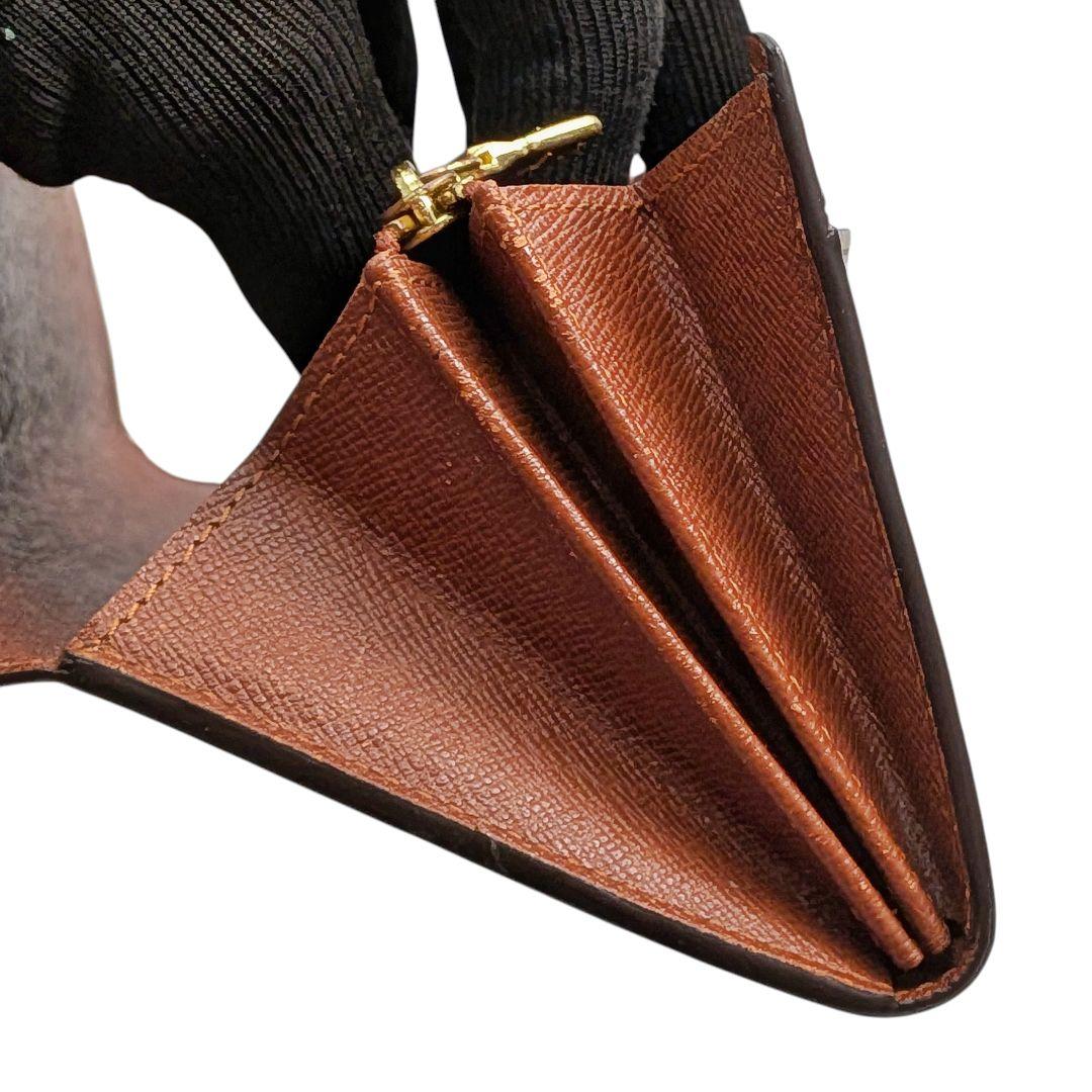 良品 ルイヴィトン モノグラム ポシェット ポルトモネ クレディ 970