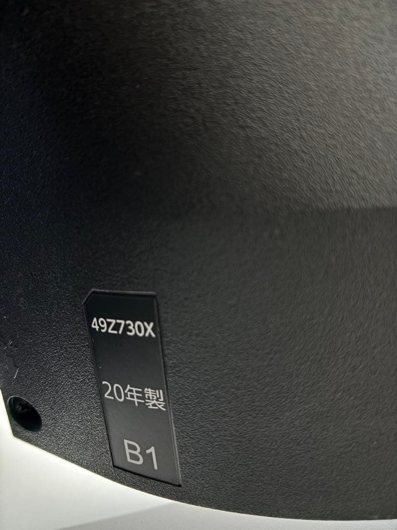 【美品】REGZA 49Z730X 4K液晶テレビ 20年製　専用HDD付き