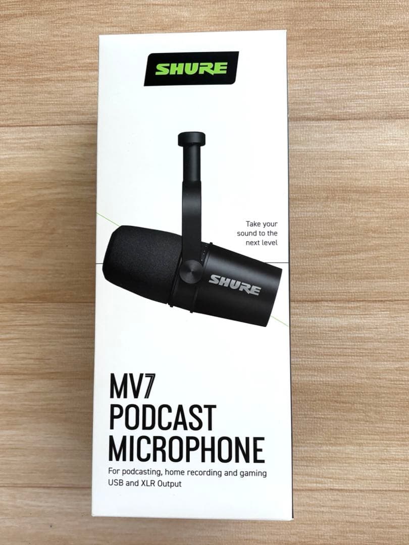 美品　SHURE MV7 ポッドキャストマイク