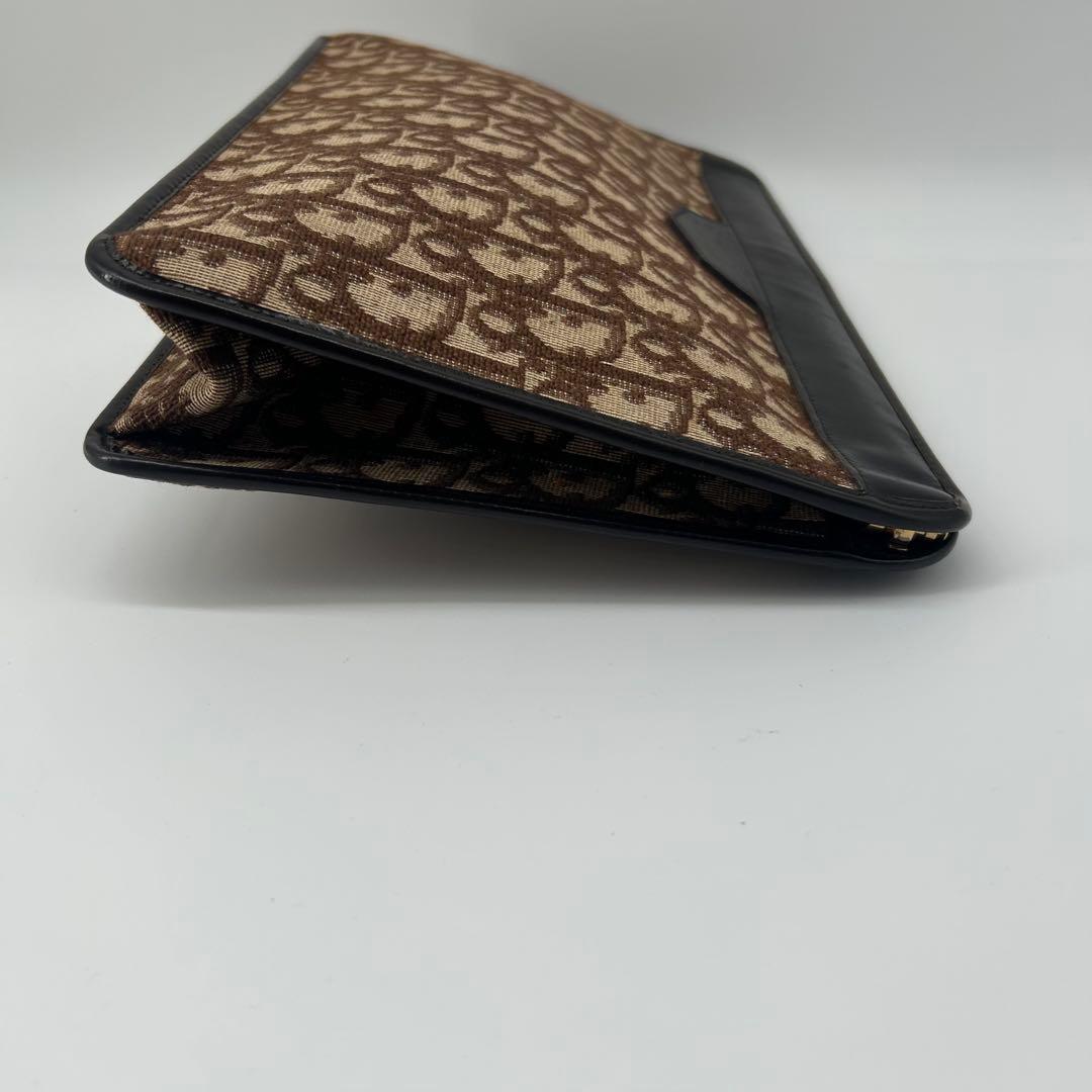 美品✨クリスチャンディオール トロッター ゴールド金具 クラッチバッグ