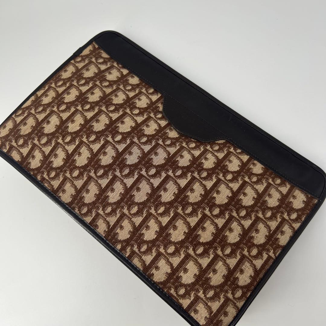 美品✨クリスチャンディオール トロッター ゴールド金具 クラッチバッグ