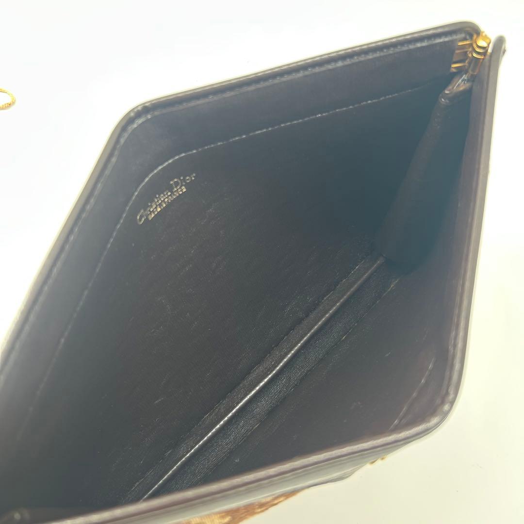 美品✨クリスチャンディオール トロッター ゴールド金具 クラッチバッグ