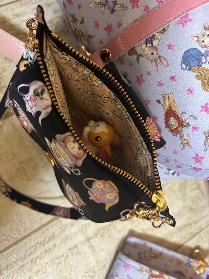 ゆきんこ様 アコーディオンお財布ショルダーバッグ ジョリーフルール
