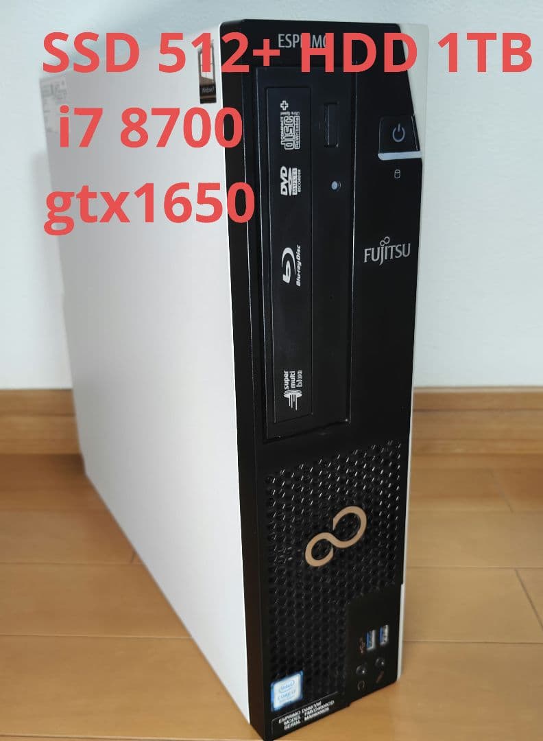 fujitsu esprimo d588/vw ライトゲーミングpc