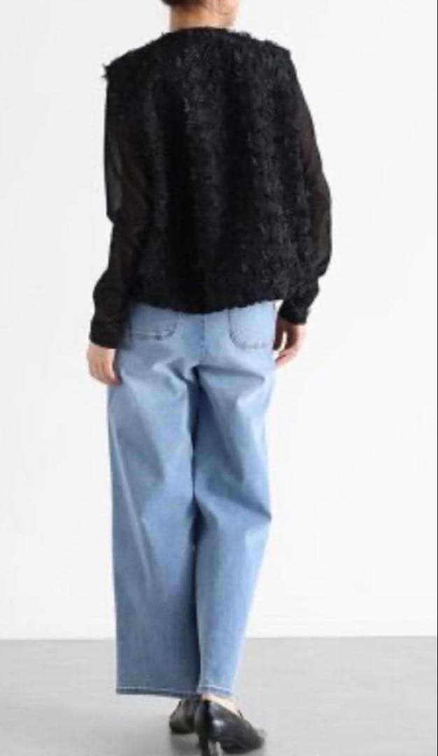 新品！Vin ジャガードダブルジップジレ ブラック　ヤマダヤ　スコットクラブ