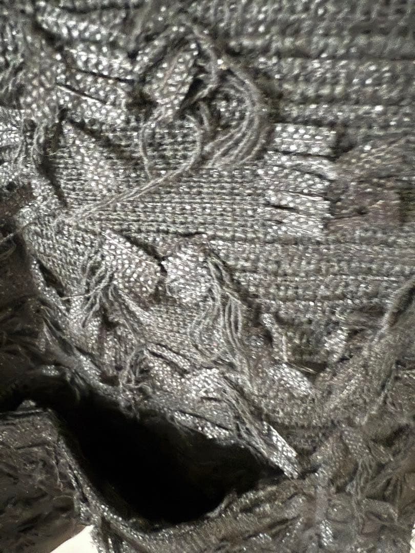 新品！Vin ジャガードダブルジップジレ ブラック　ヤマダヤ　スコットクラブ