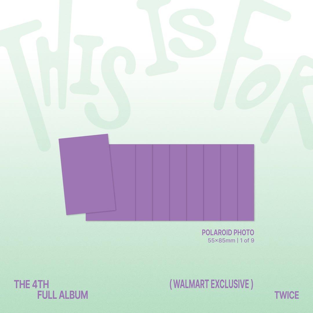 TWICE サナ THIS IS FOR WALMART US アメリカ限定