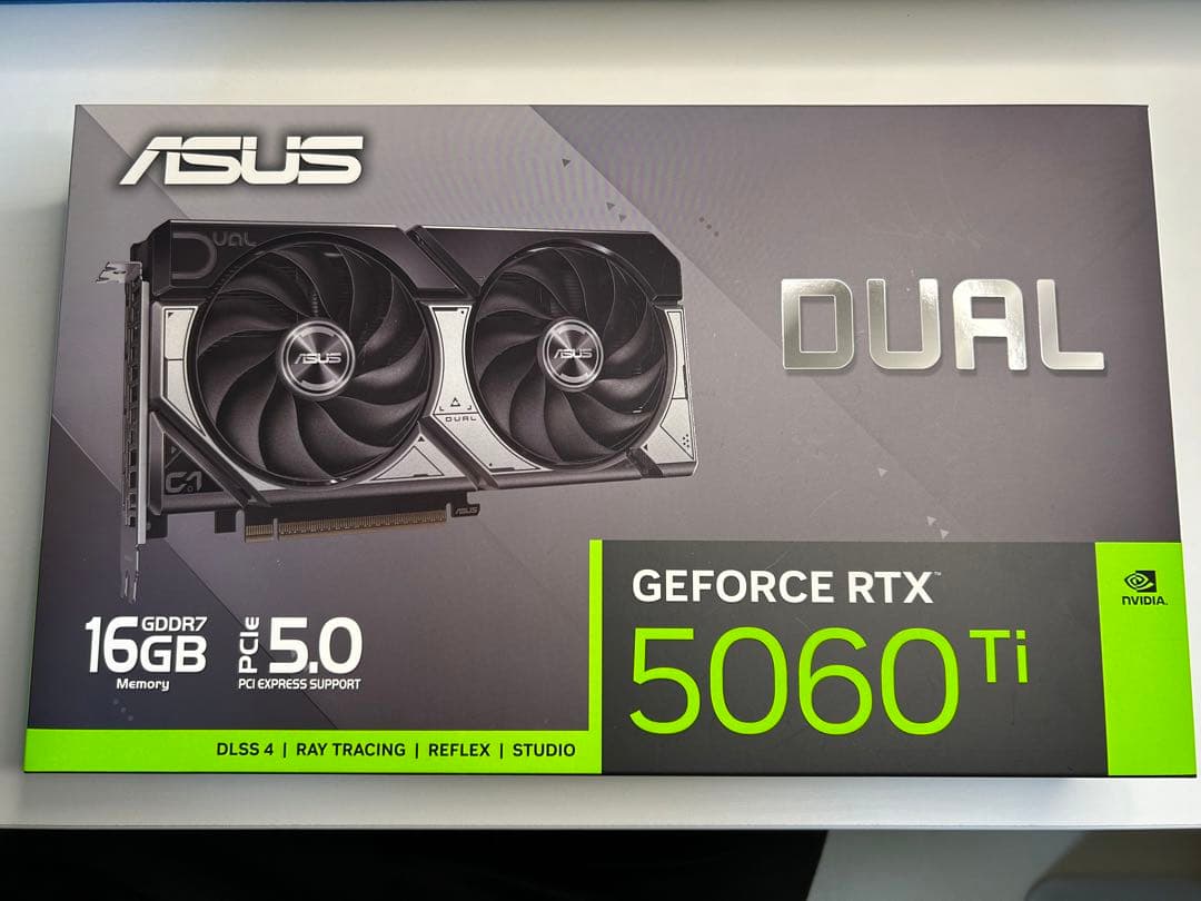 グラフィックボード・グラボ・ビデオカード ASUS GeForce RTX 5060Ti 16GB