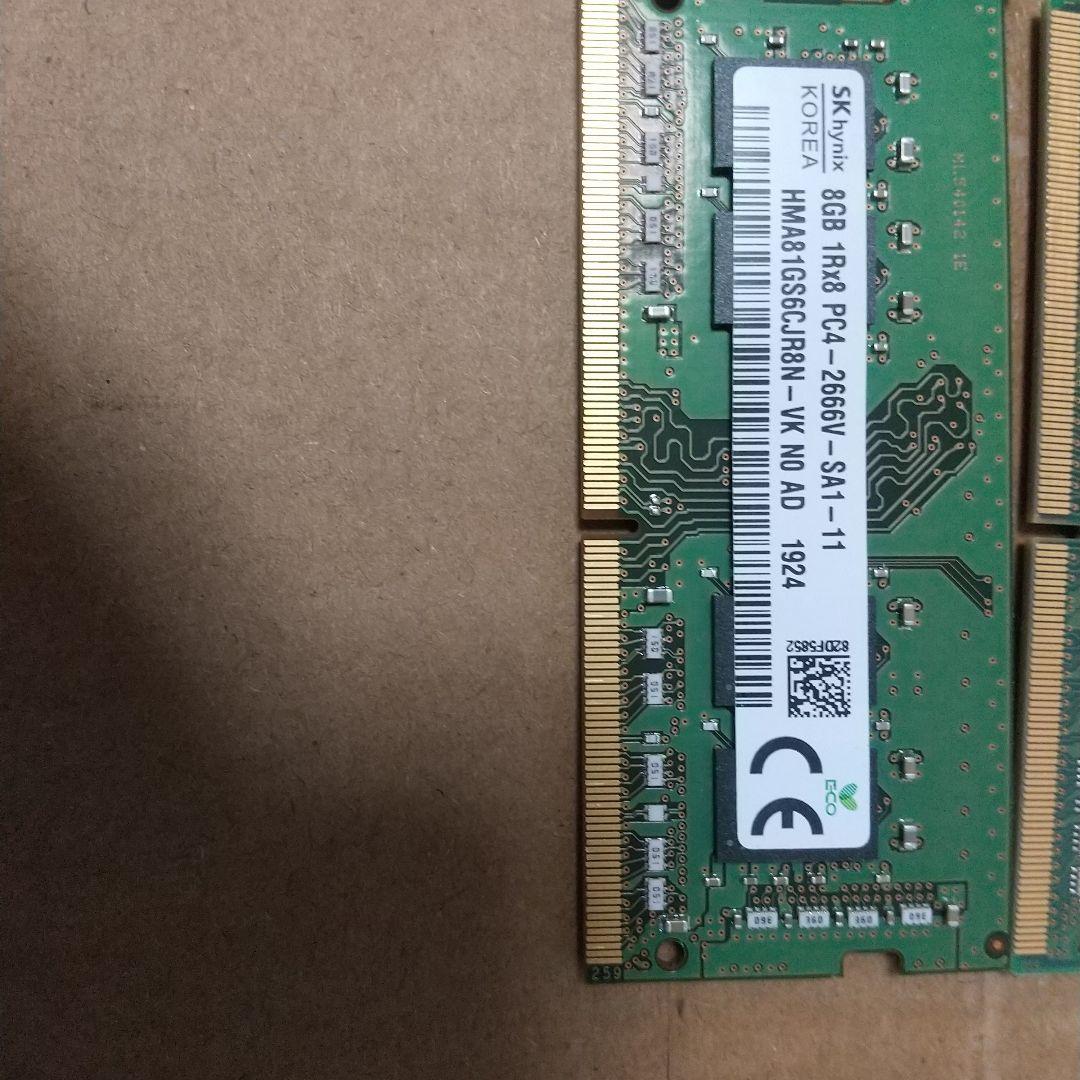 SK Hynix 8GB DDR4 2666MHz 6枚