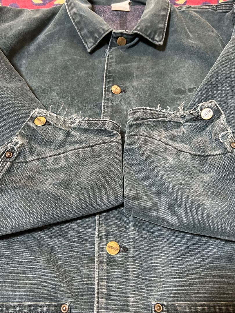 た*っ様 carhartt チョアコートグリーン　星タグ　90's カーハート