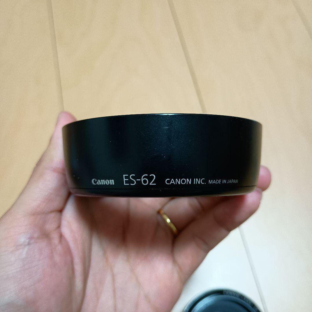 〘レアなフード付〙Canon EF 50mm f1.8 単焦点 ES-62付き