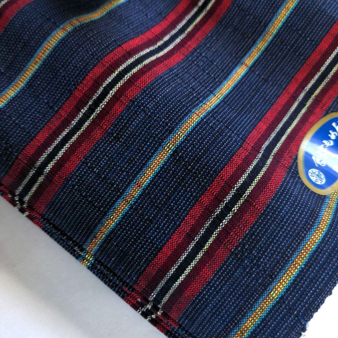 会津木綿新品1反　素敵な色合わせ