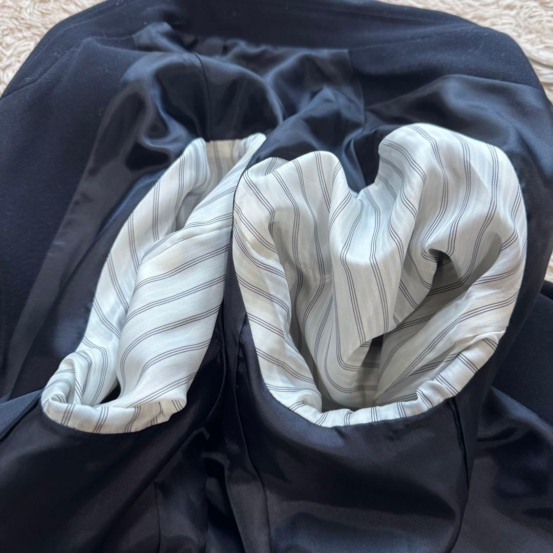 スピックアンドスパン ダブルテーラードジャケット 紺色 38