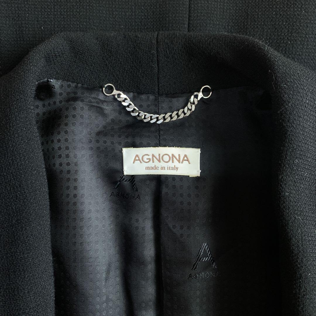 美品 AGNONA ヴァージンウール フォーマル アンサンブル クリーニング届