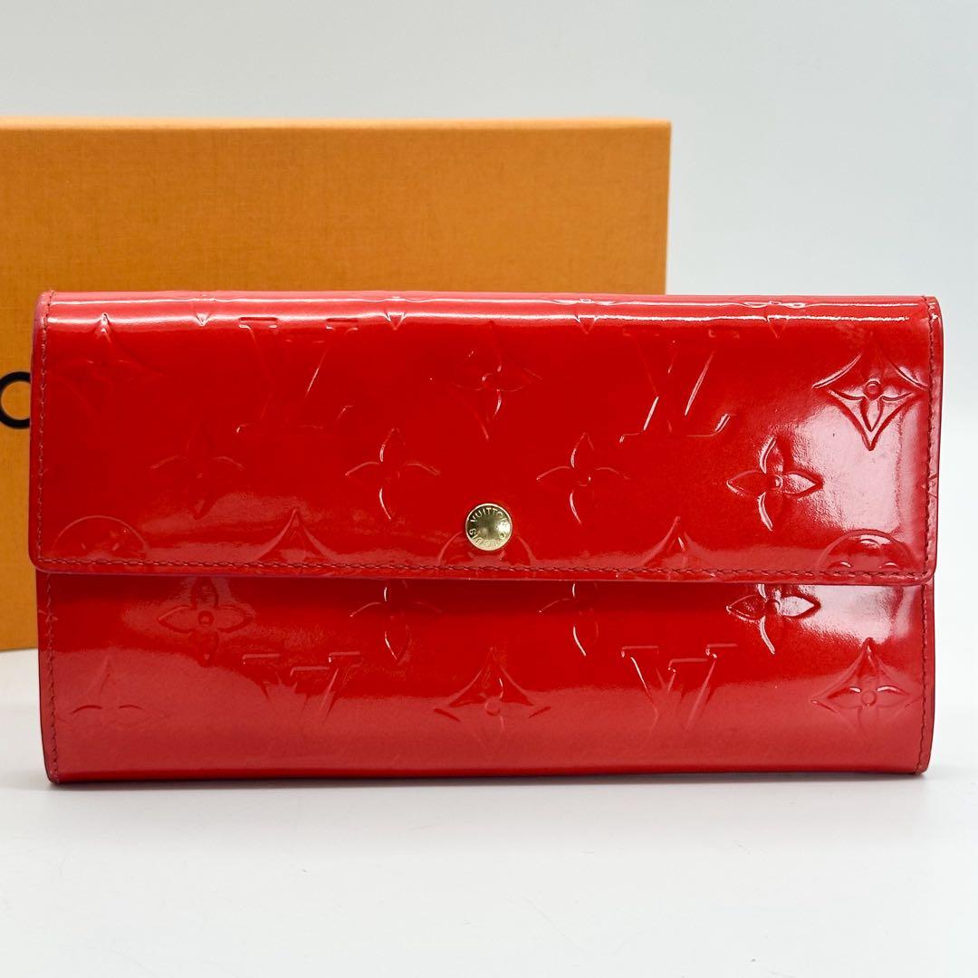 ルイヴィトン ポルトフォイユ サラ ヴェルニ 二つ折り 長財布 モノグラム