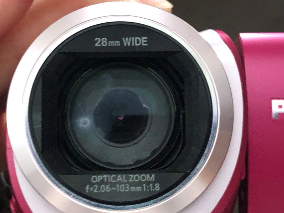 Panasonic HC-W580M ピンク色 ビデオカメラ