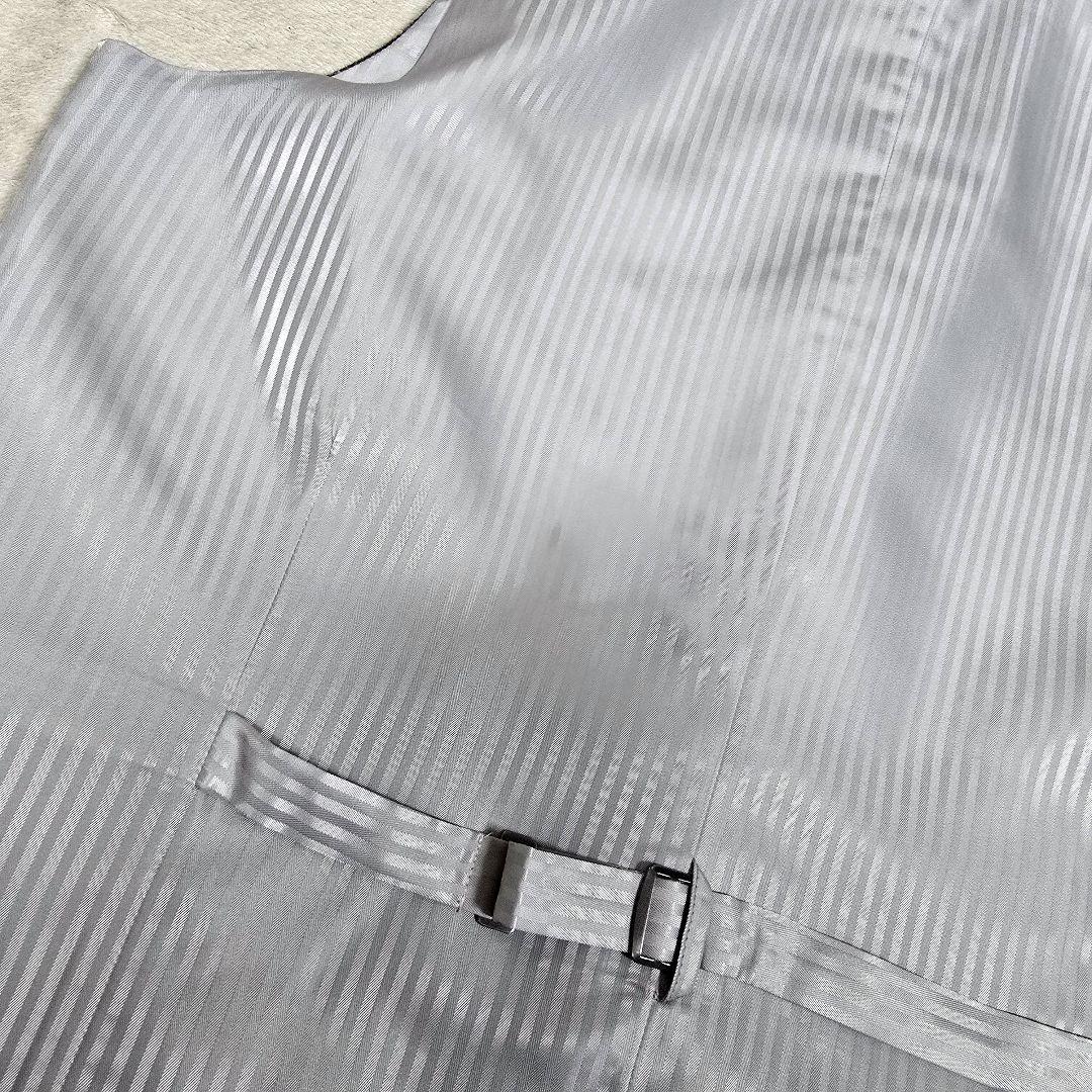 極美品 ダンカン カノニコ 3ピース スーツセットアップ ストライプ グレー M