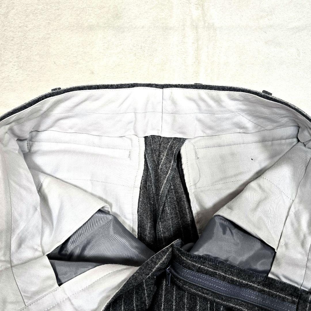 極美品 ダンカン カノニコ 3ピース スーツセットアップ ストライプ グレー M