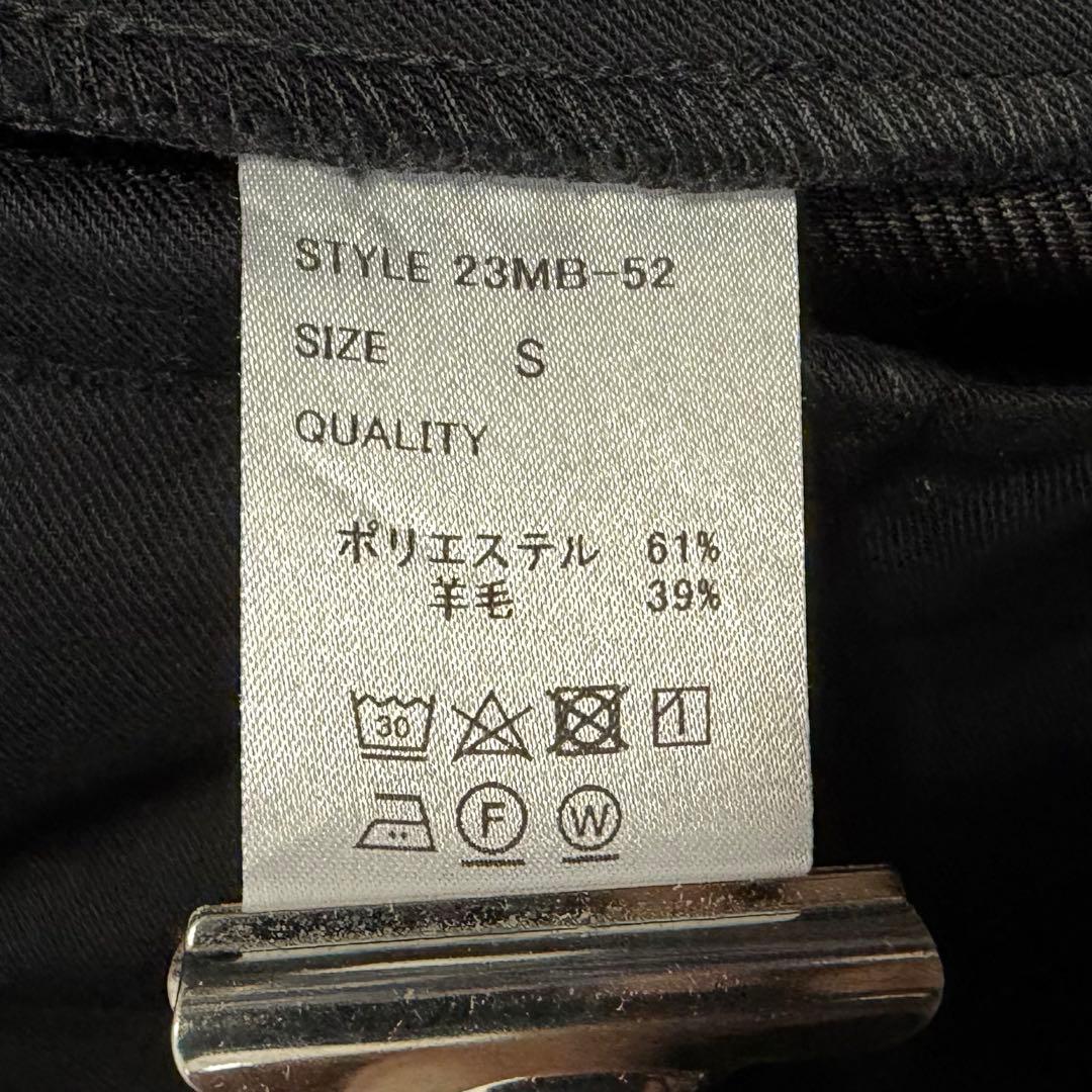 オズ様【美品】MBハイエンド尾州ウール フロントシーム”ハカマ”スラックス