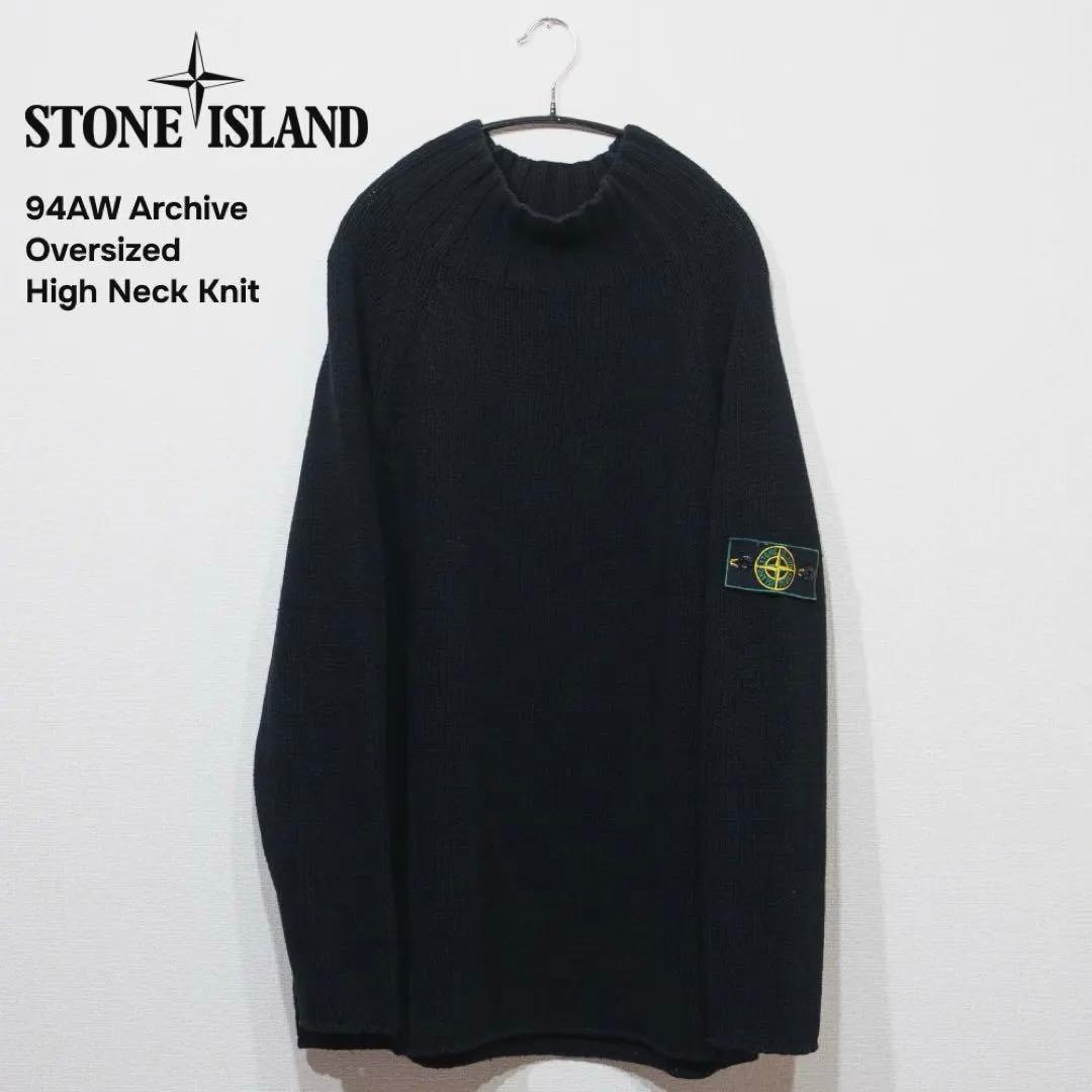 STONE  94AW Oversized Knit グリーンエッジ