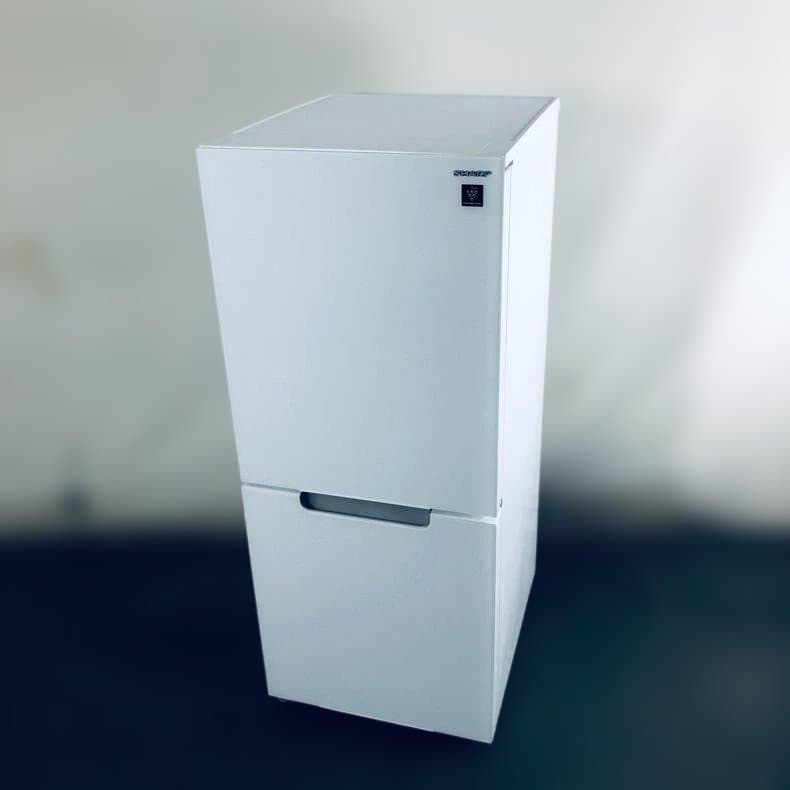 ★送料・設置無料★ 中古 2ドア冷蔵庫 シャープ (No.2874)