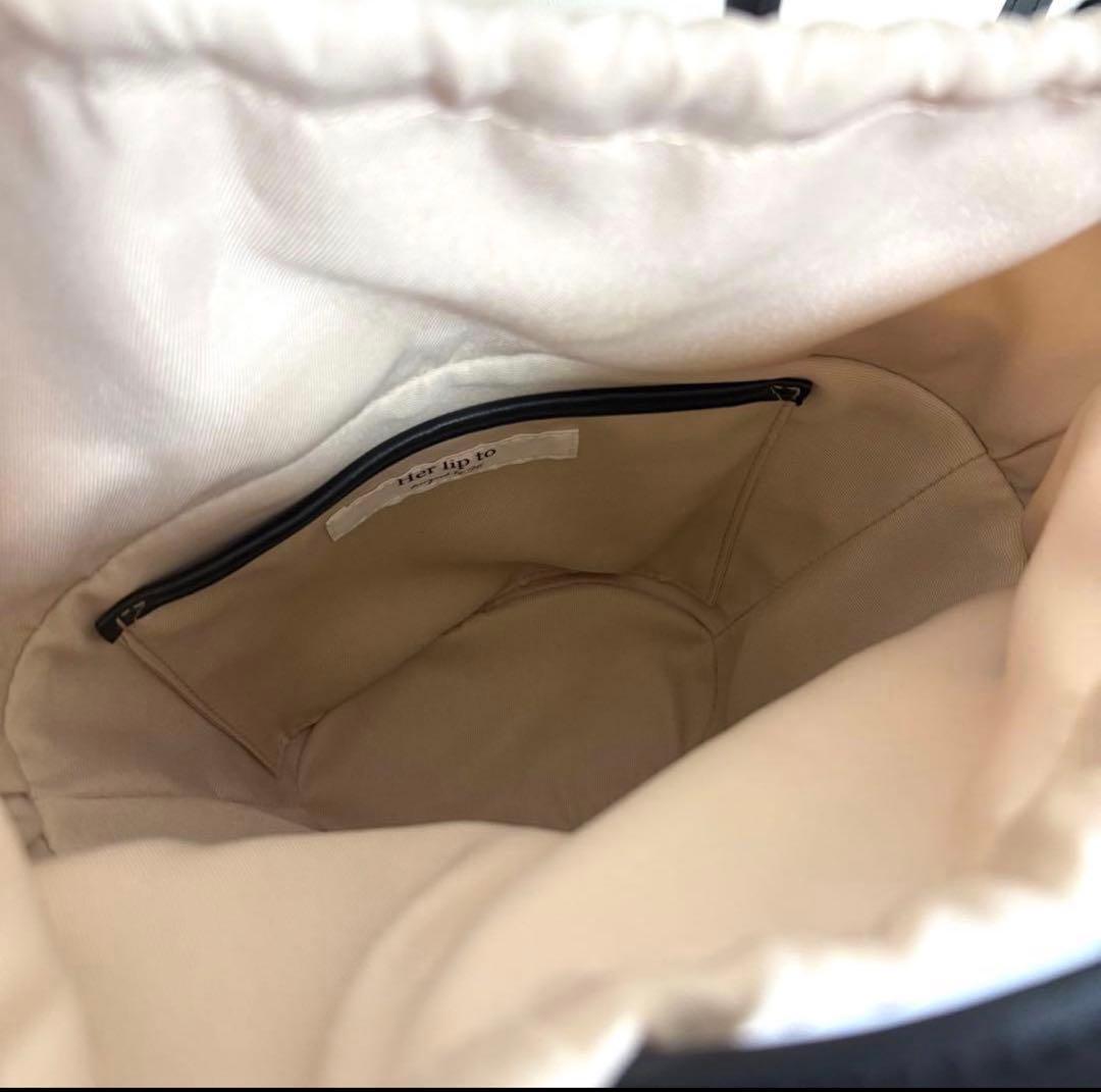 バッグ herlipto Palma Mini Tote Bag black