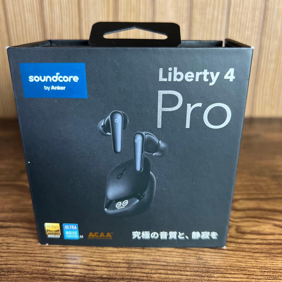 soundcore Liberty 4 Pro ワイヤレスイヤホン ブラック
