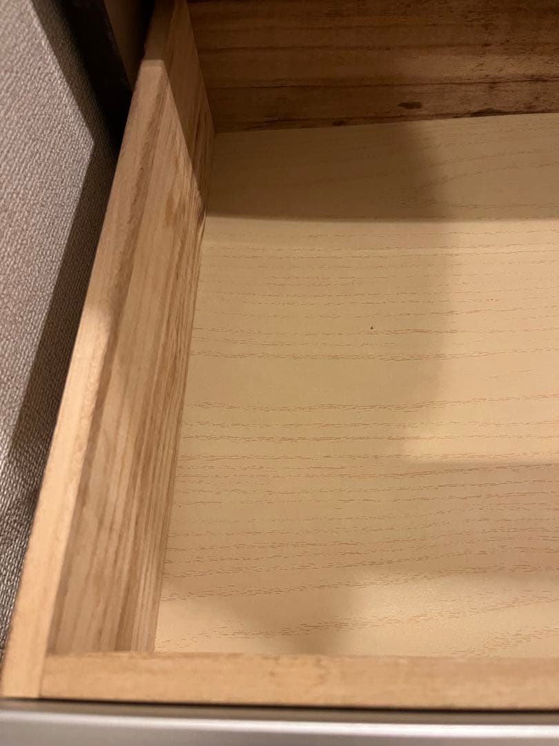 ニトリ　ダークブラウン 木製 チェスト 4段