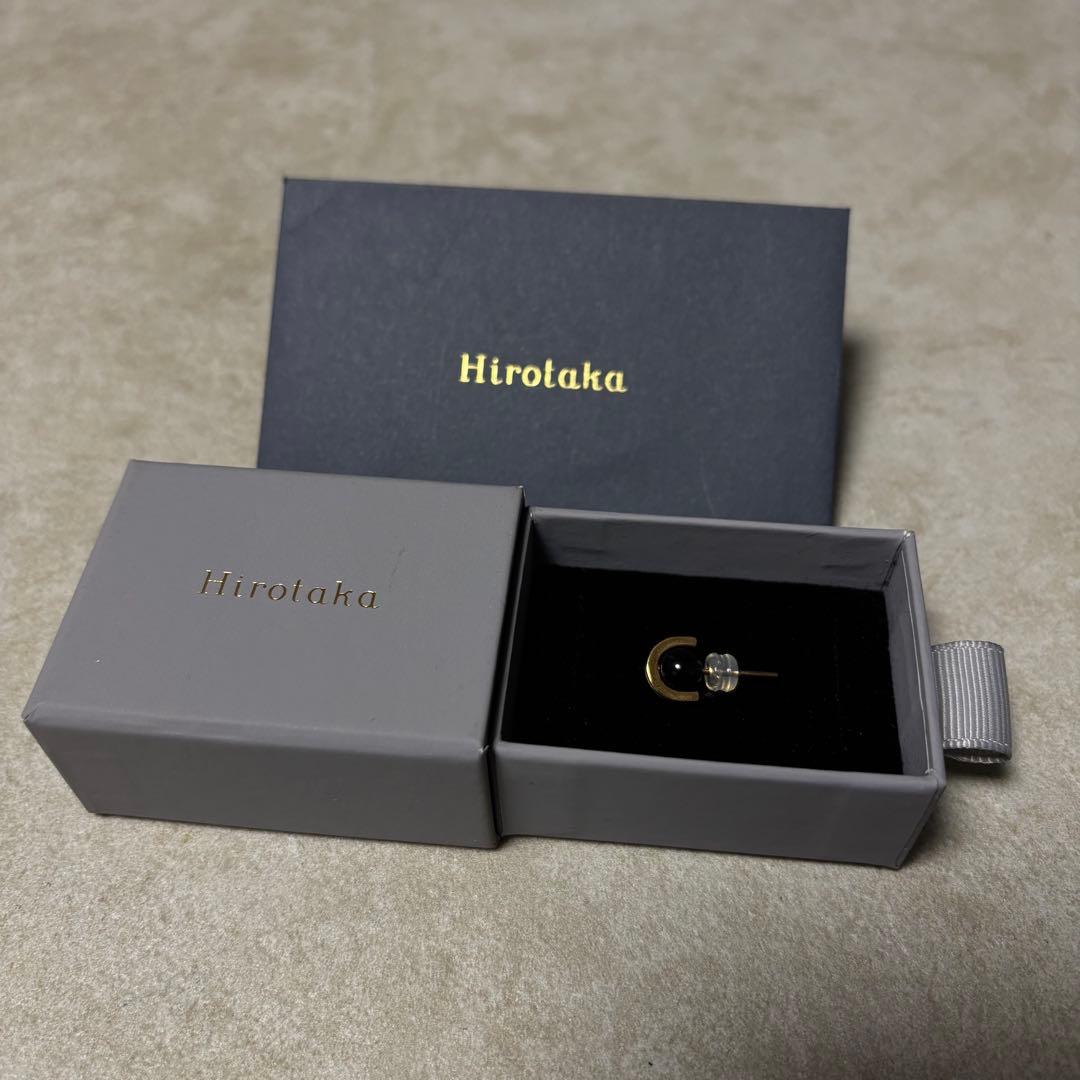 【専用品】Hirotaka BELUGA オニキスピアス Sサイズ ヒロタカ