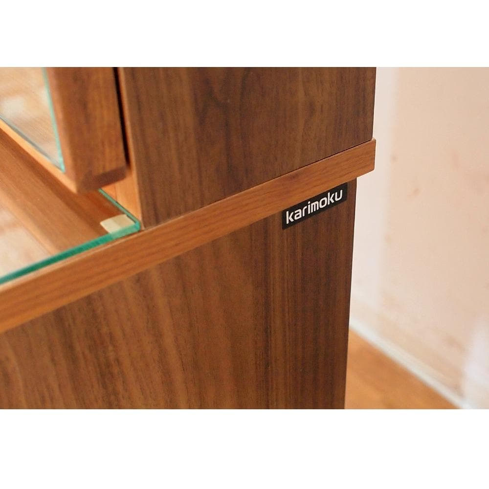 美品 カリモク ドレッサー ウォールナット材 モダン シンプル karimoku