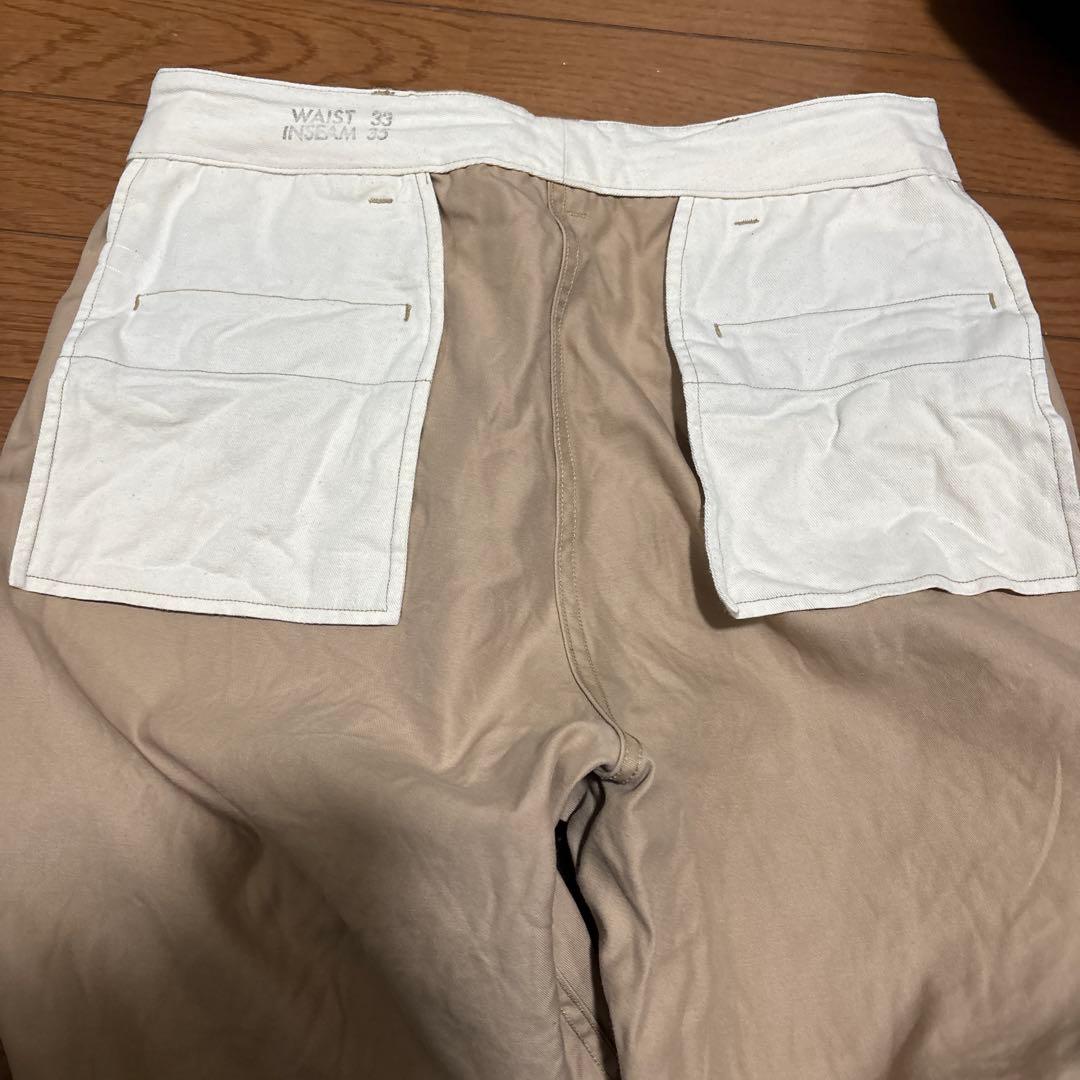 ちぇ！41カーキ　.US.ARMY メタルボタン　チノパン　軍パン