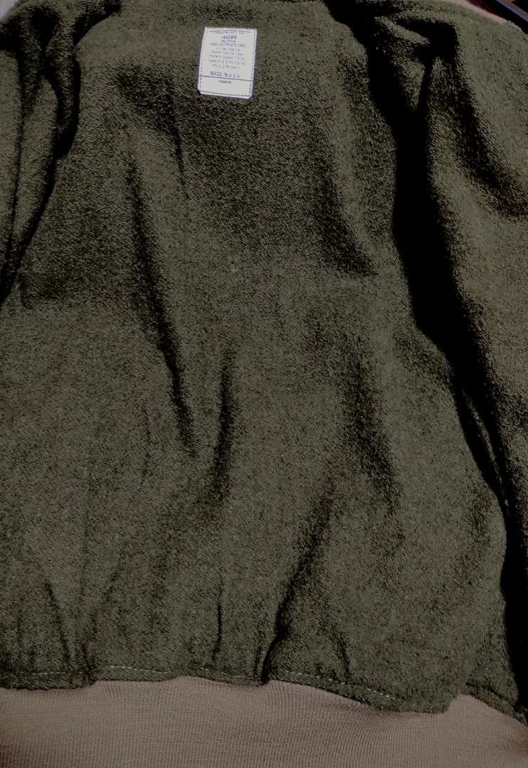 ALPHA♦️タンカースジャケット カーキ40R 米国製 アルファ古着