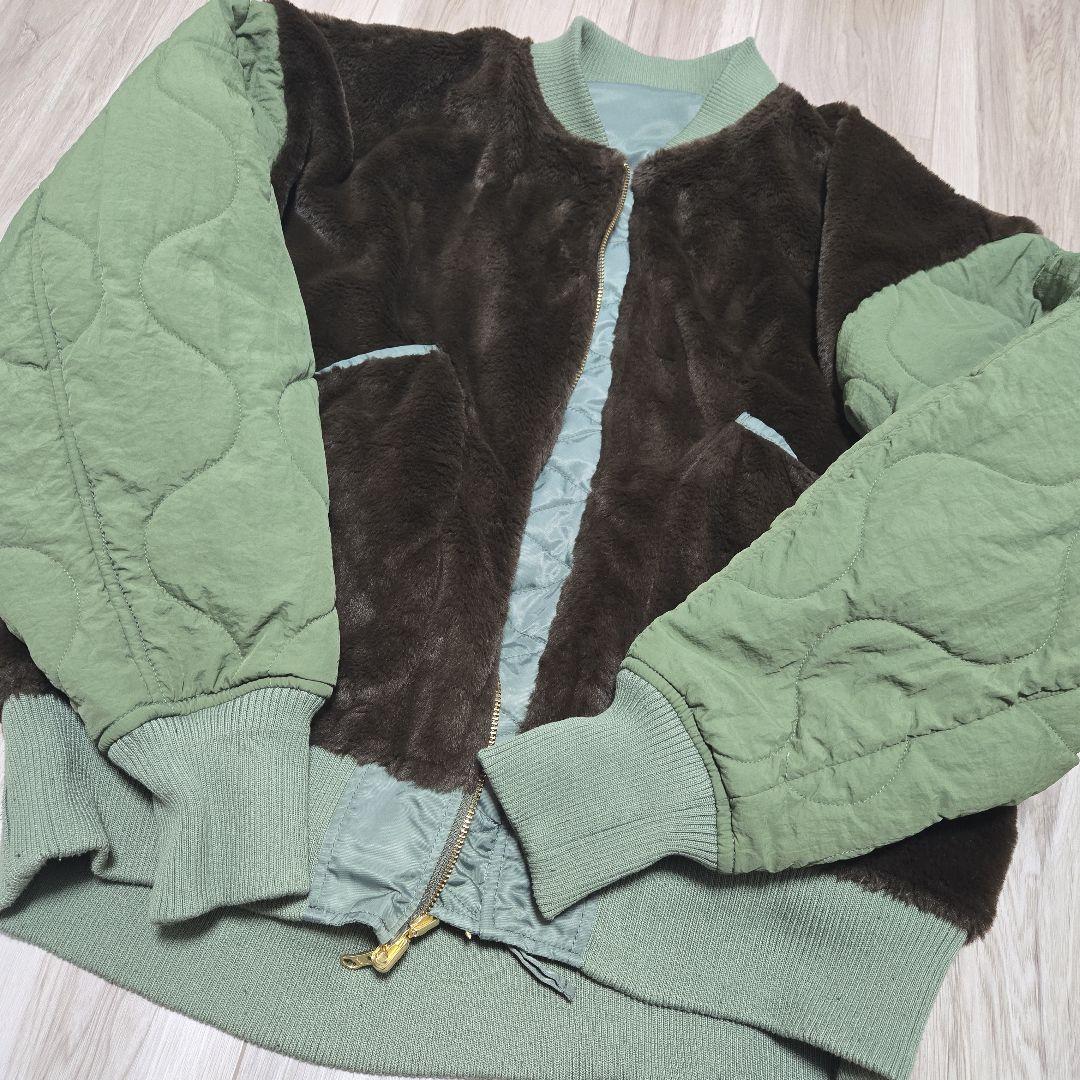 KHA:KI　カーキリバーシブル MA-1