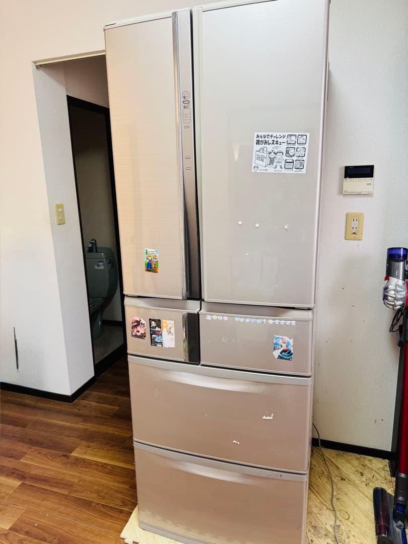 福岡発 三菱MITSUBISHI 冷凍　冷蔵庫 465L 6ドア 大容量　動作品