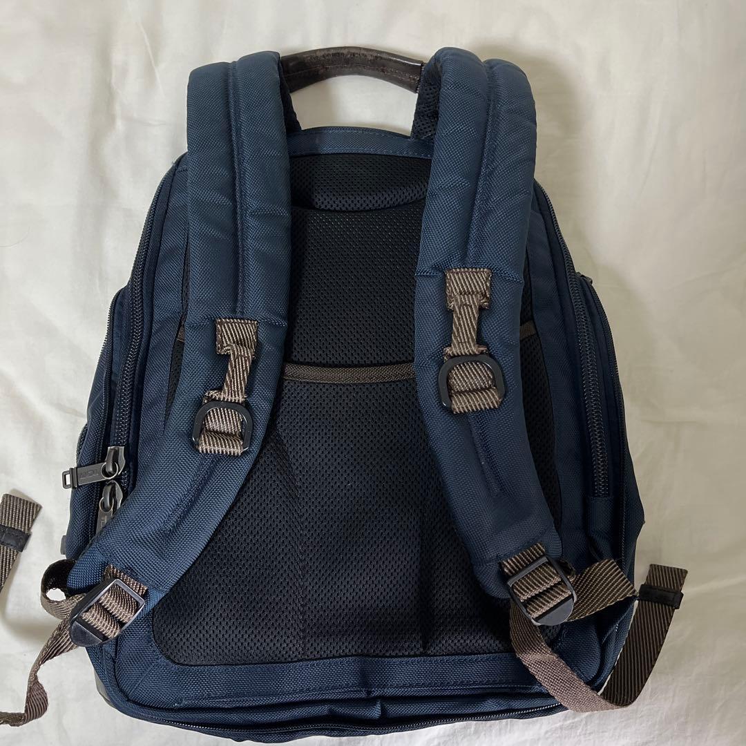 TUMI ネイビー ナイロン リュック バックパック