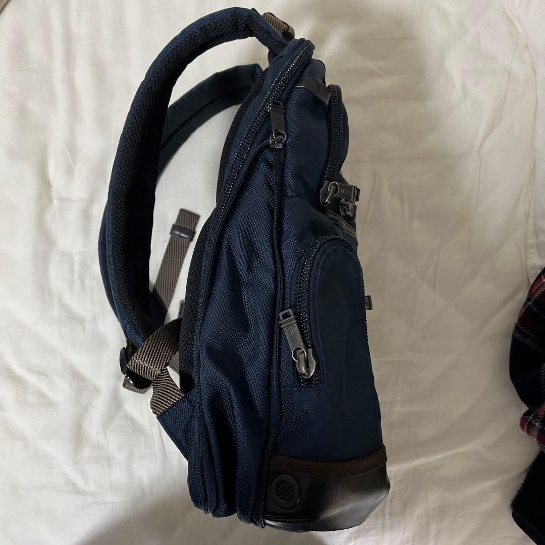 TUMI ネイビー ナイロン リュック バックパック