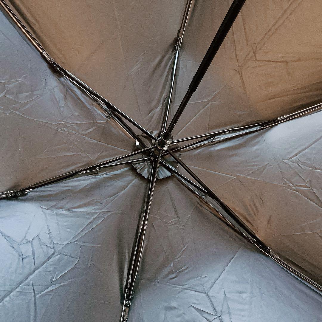 新品★マッキントッシュフィロソフィー★ドットゴースト晴雨兼用折りたたみ日傘★傘白