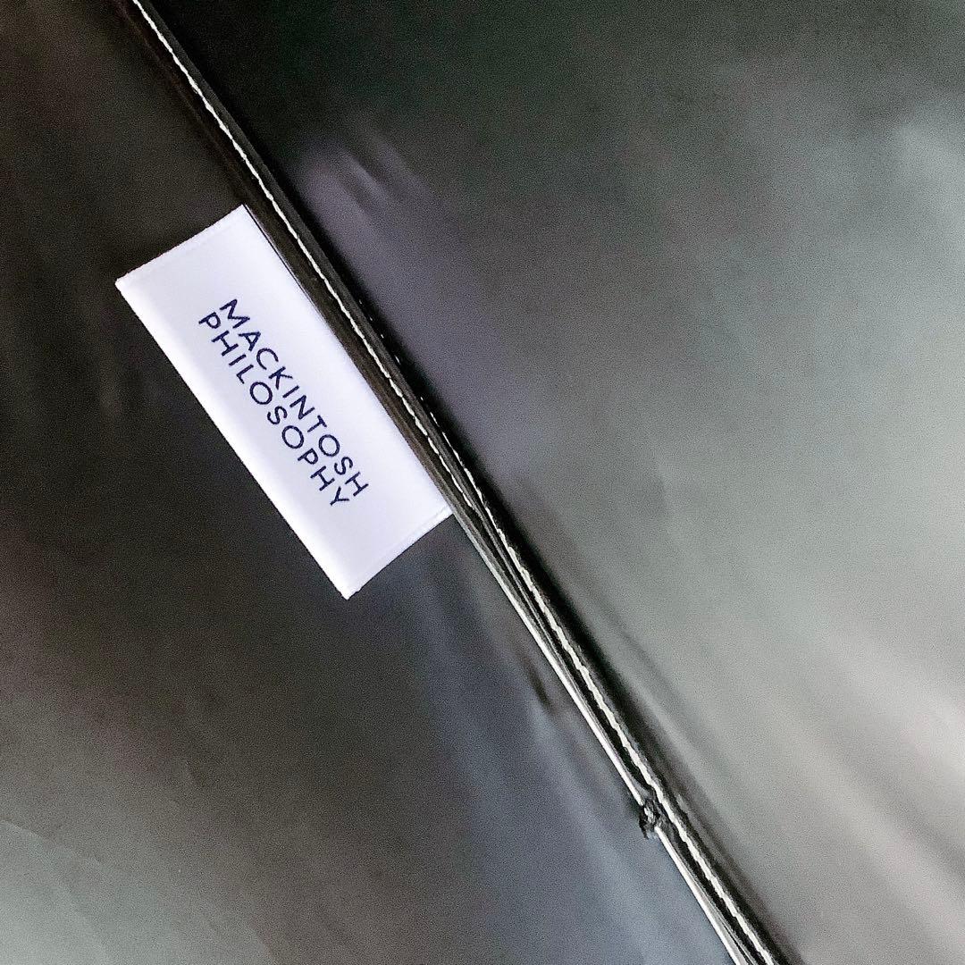 新品★マッキントッシュフィロソフィー★ドットゴースト晴雨兼用折りたたみ日傘★傘白